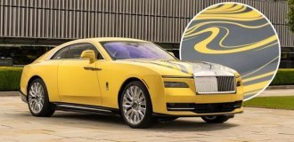 Rolls-Royce presented a unified electric coupe Spectre Semaphore (12 photos)