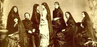 История красоты — известные «рапунцели» XIX века (15 фото)