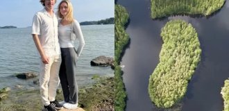 A couple of students bought an island in Finland (6 photos + 1 video)