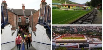 The five most unusual football stadiums in the world (12 photos + 1 video)