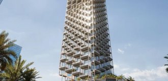 Жилой дом с экзоскелетом (7 фото)