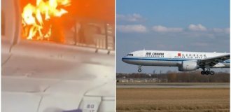 A power bank set fire to a plane at an altitude of 10 km (2 photos + 2 videos)