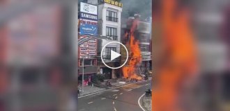 Пожар с фейерверками: что горит во вьетнамском магазине