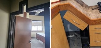 13 странных строительных и интерьерных решений (13 фото)