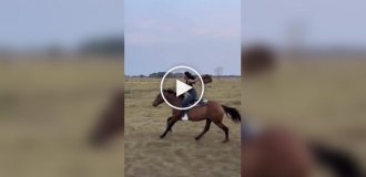 A Venezuelan girl showed bright everyday life in the countryside