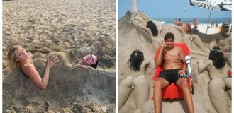 Looking for Beach Fun? Nobody Can Resist This Hilarious Trend (16 Photos)