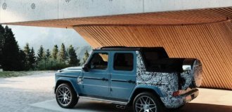 Возвращение легенды с ветерком: Mercedes-Benz тизерит новый четырехдверный G-Class Cabriolet (3 фото + видео)