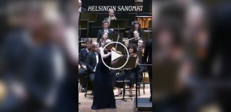 В Финляндии дирижер так воодушевленно управлял оркестром, что выбил из рук музыканта скрипку XVIII века