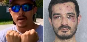 Intruder broke into MMA fighter's home and regretted it (6 photos + 1 video)