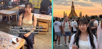Туристка, купившая колбаску у уличного торговца, попала в больницу (2 фото + 1 видео)