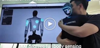 Chinese engineers have developed a touch-sensitive fabric for robots