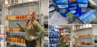 The Doomsday Queen stocked up on provisions for a year ahead (7 photos)