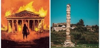 Безумец, сжёгший чудо света ради бессмертия (8 фото)