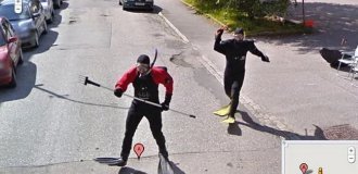 25 самых неожиданных снимков сервиса Google Street View (25 фото)