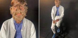 One in a billion: what an unusual teenager with werewolf syndrome looks like (1 photo + 2 videos)