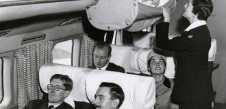 Как дети путешествовали на борту самолета в 1950-х (4 фото)