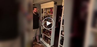 Секретная комната с алкогольной коллекцией