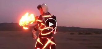 From fantasy to reality: a guy turned himself into a living torch