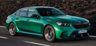 New BMW M5 G60 became a 727-horsepower hybrid (5 photos + video)