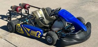 The world's fastest kart put up for sale for $15,000 (5 photos)