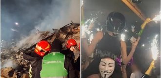 Бенгальские огни на шампанском: как "праздничный" салют превратил швейцарский бар в ад (2 фото + 3 видео)