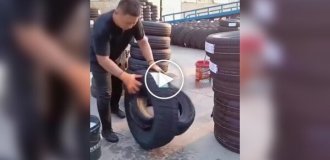 Как сэкономить место при транспортировке шин