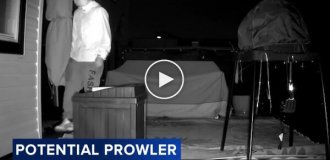 Camera Caught a Burglar on a Rooftop