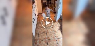 Маленький «молокоголік»