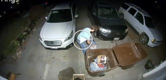 Камера наблюдения помогла раскрыть курьезный инцидент у дома