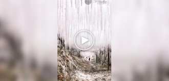 В Китае туристы массово ходят по самому опасному зимнему маршруту