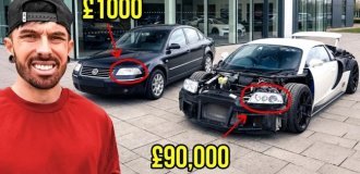Блогер обслужил Bugatti в 16 раз дешевле, купив запчасти от обычных VW (1 фото + 2 видео)