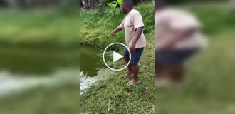 Неудачный улов и незапланированное купание