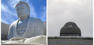 Будда, рождающийся из цветов: архитектурное чудо на Хоккайдо (12 фото + 1 видео)