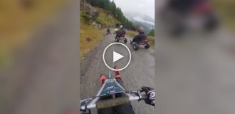 Mountain go-karting: A wild go-kart descent on off-road terrain