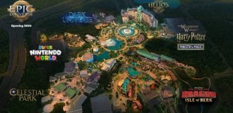 В Орландо открылся Epic Universe - расширенный парк Universal (2 фото + 2 видео)