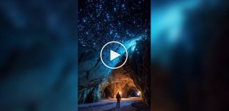 Уникальные пещеры в Новой Зеландии