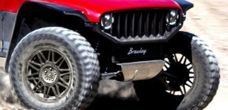 Этот электрический внедорожник напоминает Jeep, но из будущего (2 фото)