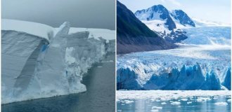 Cracks instead of melting: The "Doomsday" glacier began to collapse from the inside faster than predicted (3 photos + 2 videos)