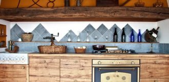 20 самых красивых кухонь из натурального дерева (21 фото)
