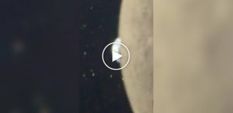 Закат Земли из космоса