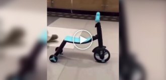 Трехколесный самокат-трансформер