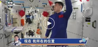 A tour of the Chinese space station "Tiangong"