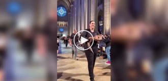 A blessing ceremony was held in New York Animals
