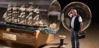 Корабли в бутылках: как создаются самые необъяснимые морские сувениры (6 фото)
