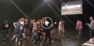 Кастинг на роль зомби в сериале