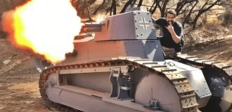 A man spent a year and 50 thousand dollars to build a tank in his garage (photo) (4 photos + 2 videos)