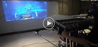 Китайский геймер собрал установку для морских сражений