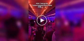 Party flight for music festival goers