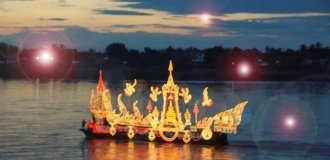 Огненные шары Наги — феномен реки Меконг, не разгаданный учеными (5 фото)