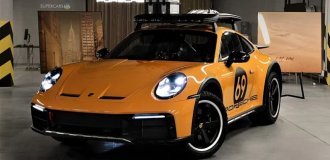 An exclusive off-road Porsche 911 was brought to Ukraine (4 photos)